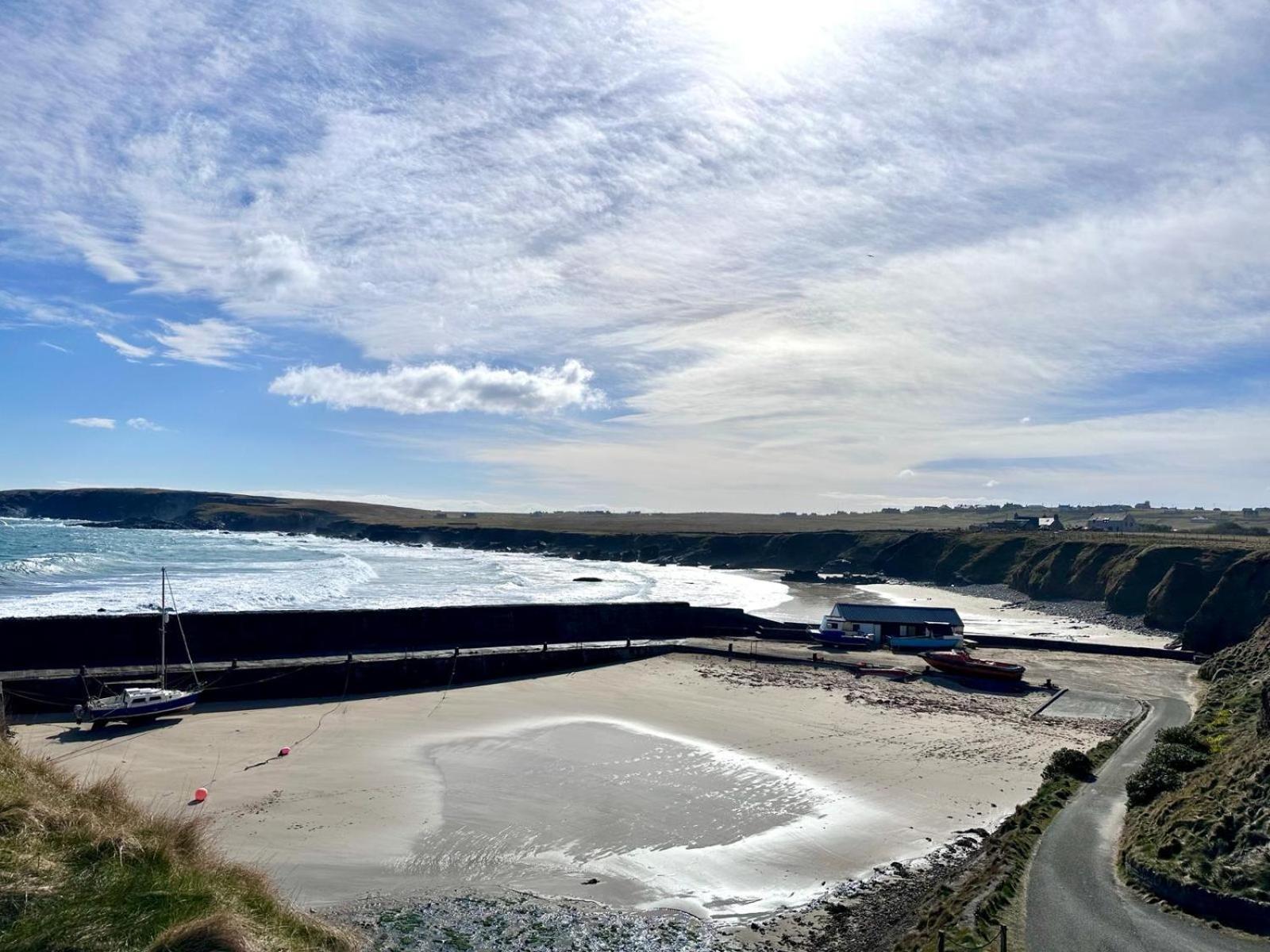 Modern Refurbished Church Nr Butt Of Lewis Beaches Port of Ness Bagian luar foto